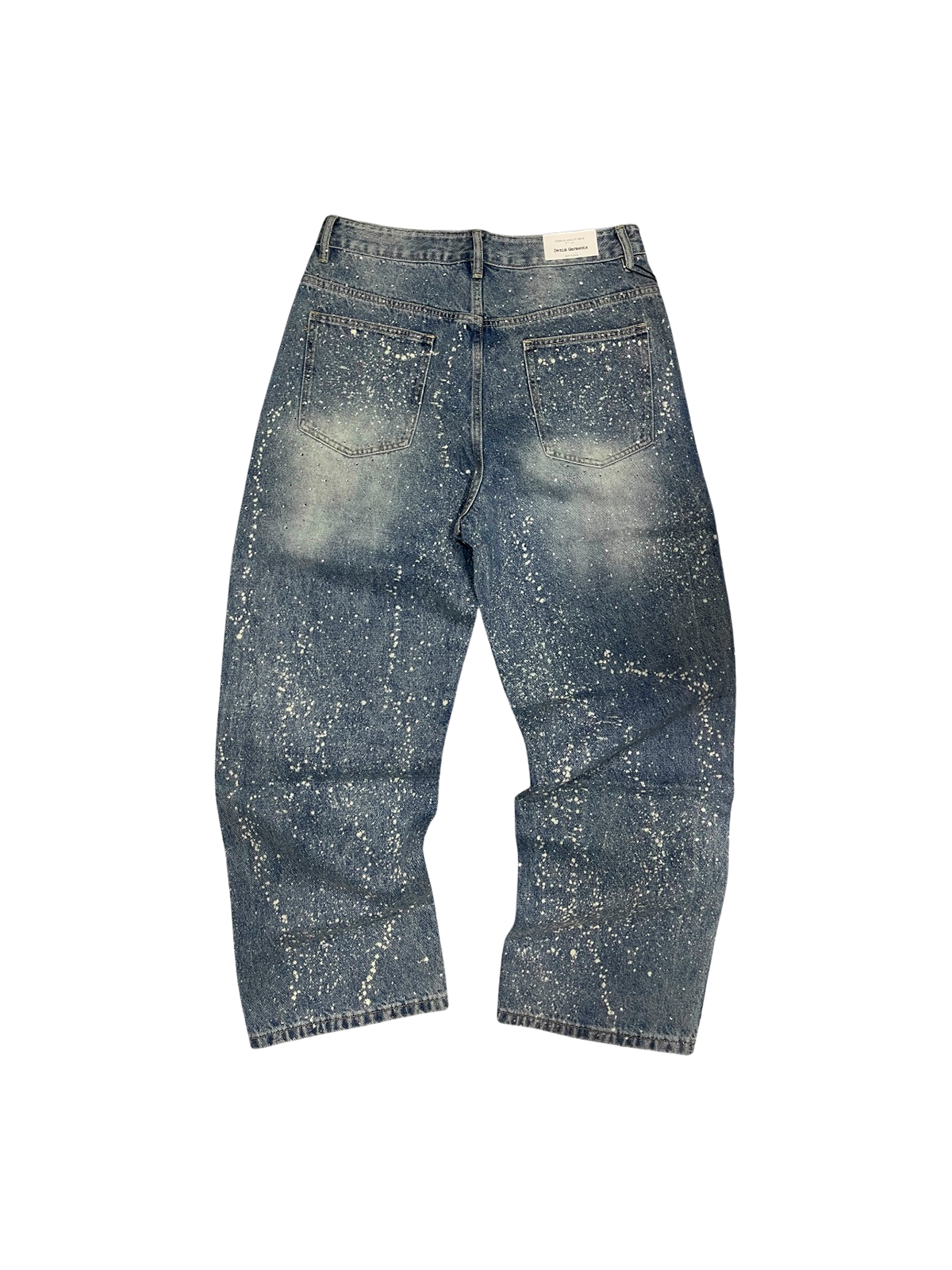 BAGGY DENIM JEANS CRYSTALS