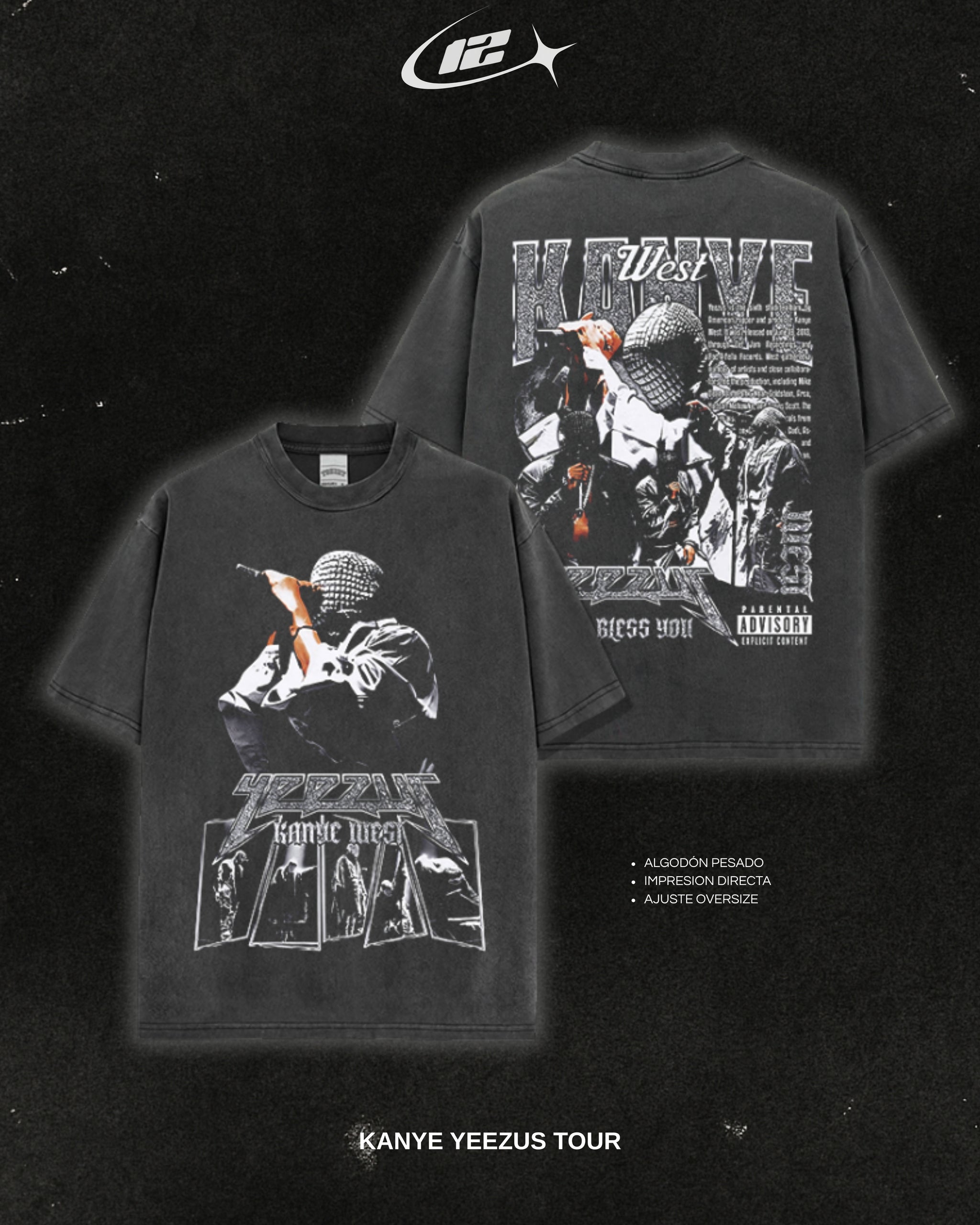 VINTAGE TEE YEEZUS TOUR