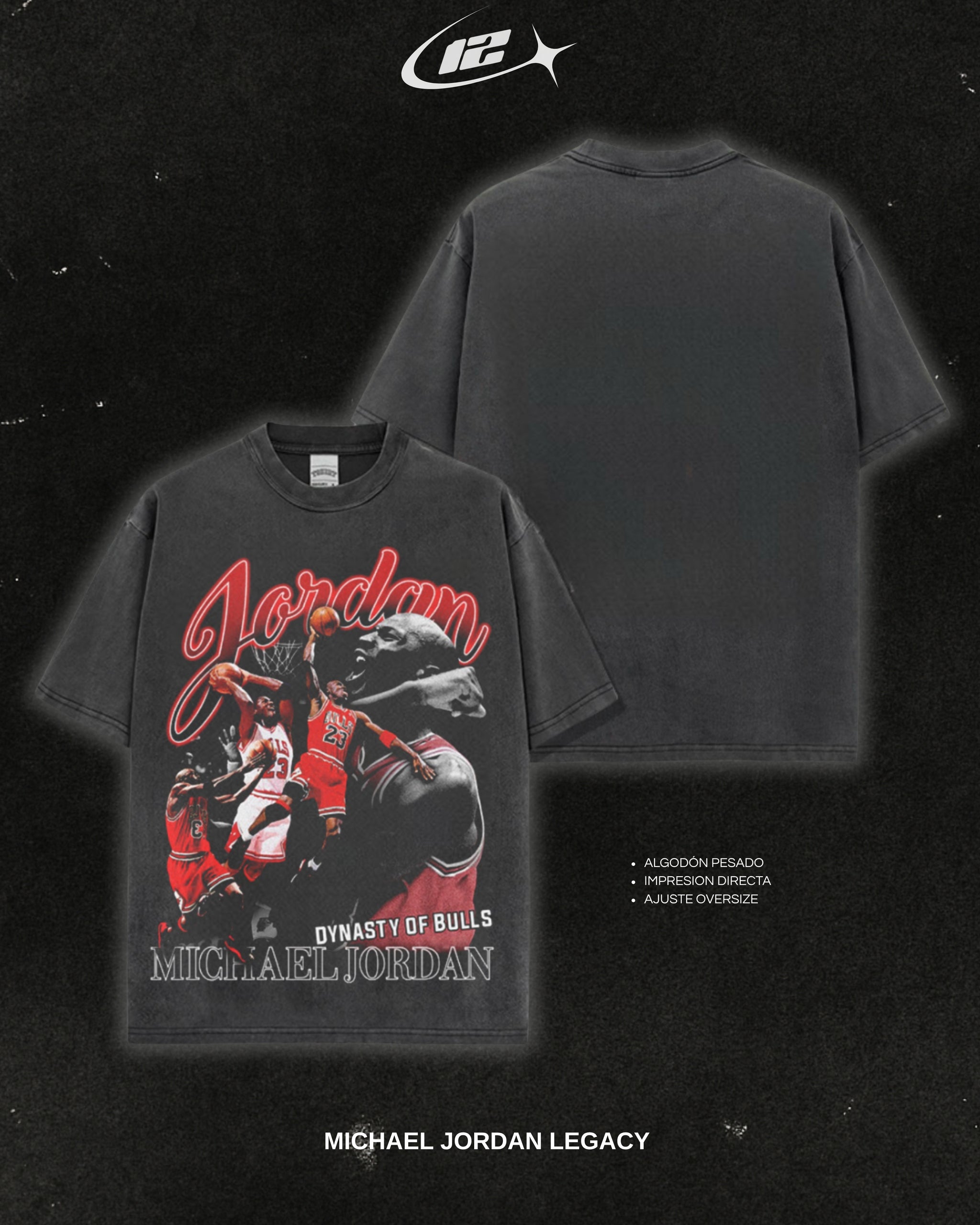 VINTAGE TEE MICHAEL JORDAN LEGACY