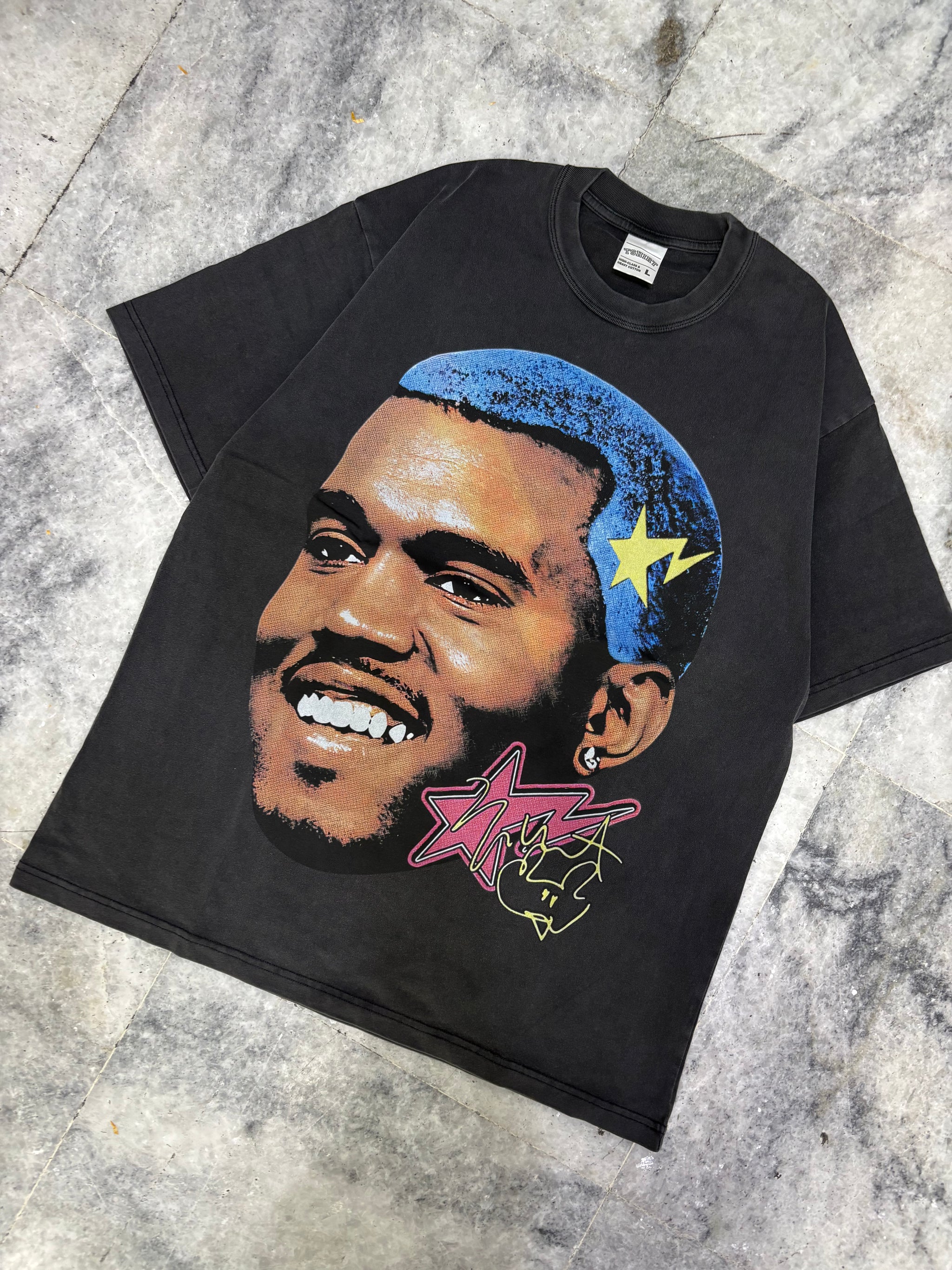 VINTAGE TEE KANYE GRADUATION BLACK