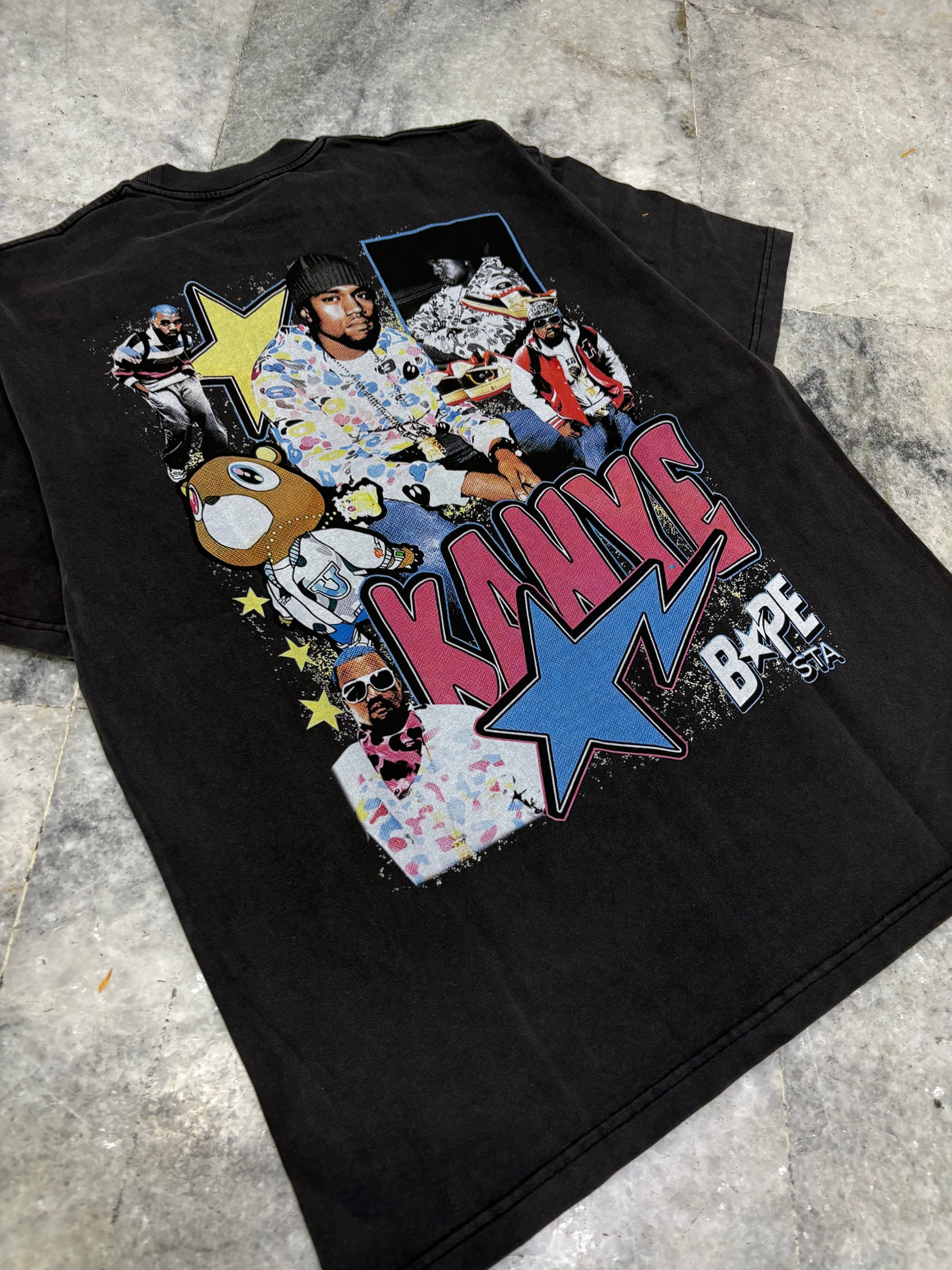 VINTAGE TEE KANYE GRADUATION BLACK