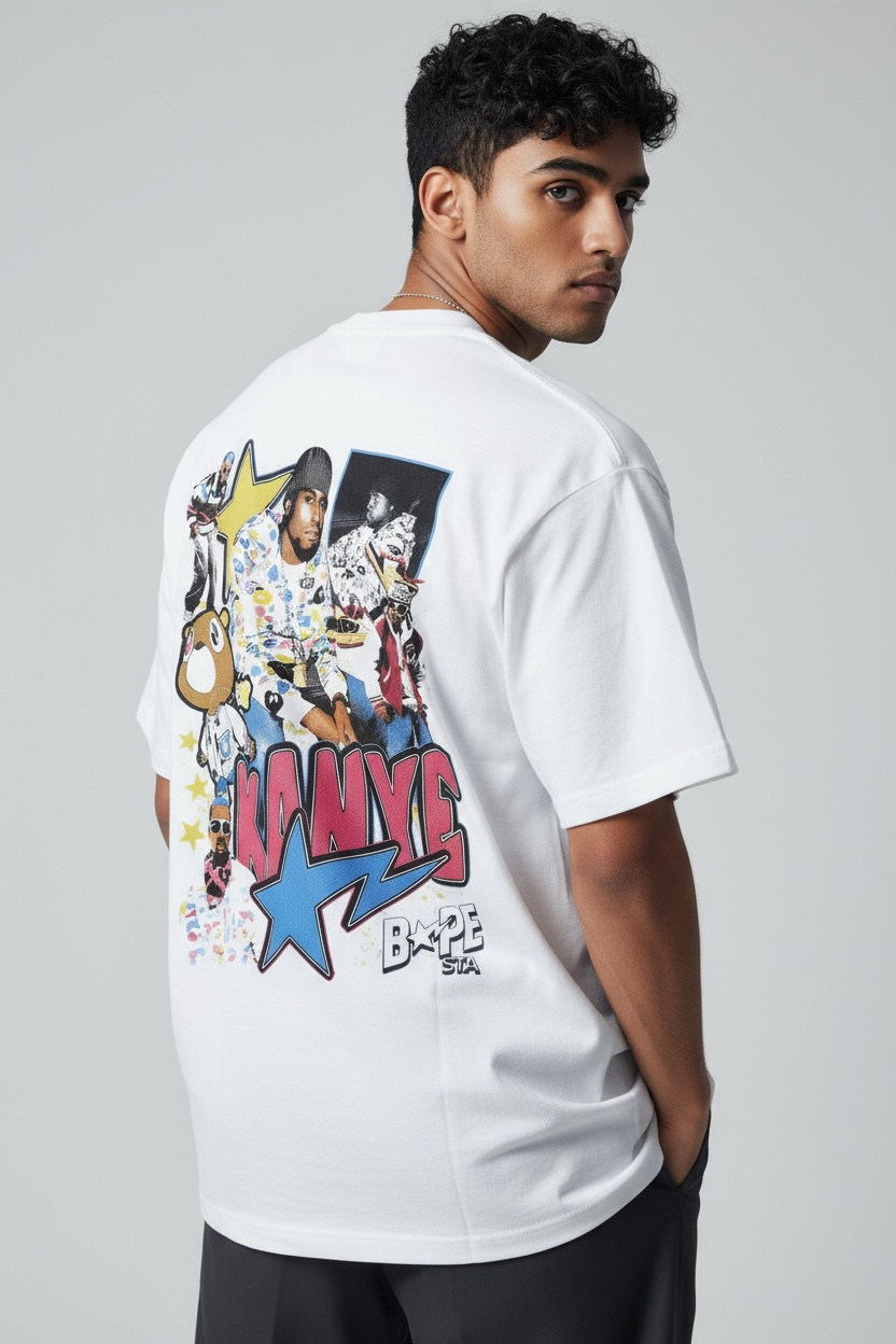 VINTAGE TEE KANYE GRADUATION WHITE