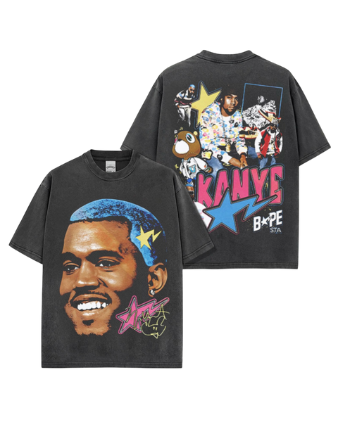 VINTAGE TEE KANYE GRADUATION BLACK